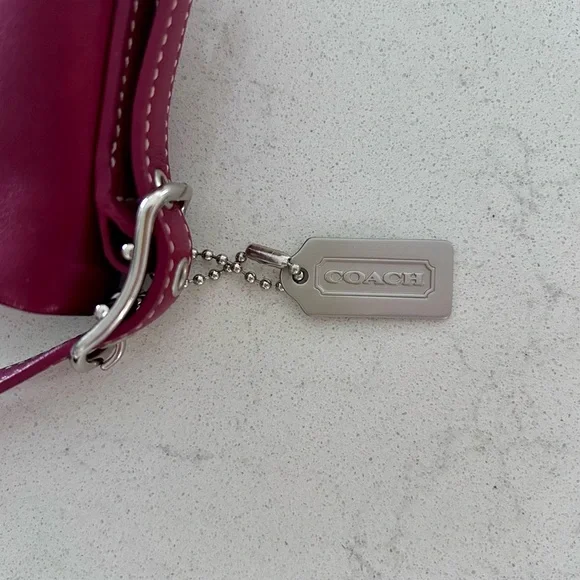 Coach Red Leather Mini Bag - Picture 6 of 11